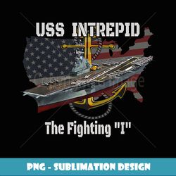 aircraft carrier uss intrepid cv11 cva11 cvs11 veterans - exclusive png sublimation download