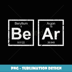 Bear Periodic Table Funny Gay Bear Pride - Stylish Sublimation Digital Download