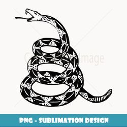 Gadsden Flag Snake ONLY Black Design subtle ghost - Instant Sublimation Digital Download