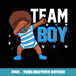 team boy baby party gender reveal announcement - vintage sublimation png download