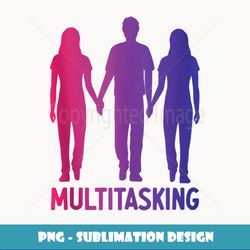 Funny Polyamory Throuple Relationship Poly Pride Polyamorous - Exclusive PNG Sublimation Download