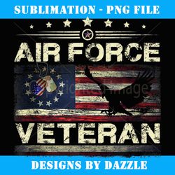 Veteran US Air Force Tshirt American Betsy Ross Flag - Exclusive PNG Sublimation Download