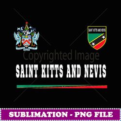 Saint Kitts and Nevis SportsSoccer Jersey Flag Football - High-Resolution PNG Sublimation File