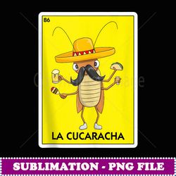 la cucaracha cockroach with taco & beer mexican card game - png sublimation digital download