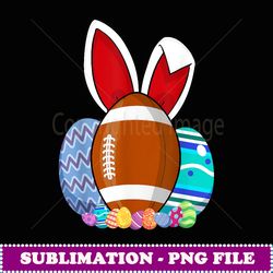 cute football easter egg bunny for kids boys toddler - png sublimation digital download