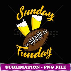 Football and Beers Sunday Funday - Sublimation-Ready PNG File