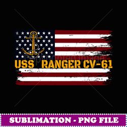 aircraft carrier uss ranger cv61 veteran father day - instant png sublimation download