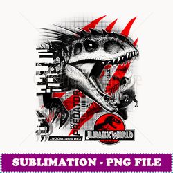 Jurassic World IRex TRex Hybrid Predaors - Retro PNG Sublimation Digital Download