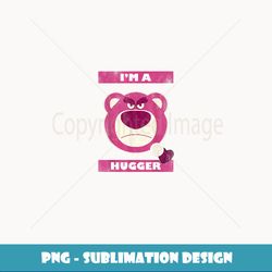 Disney Pixar Toy Story Lotso Bear I'm a Hugger Hearts - Premium PNG Sublimation File
