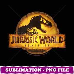 Jurassic World Dominion TRex Logo - PNG Transparent Sublimation File