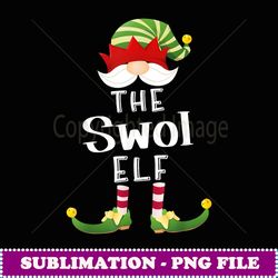 Swol Elf Group Christmas Funny Pajama Party - PNG Sublimation Digital Download