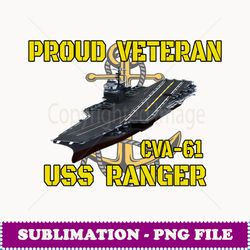 uss ranger aircraft carrier cva61 veterans father grandpa - png sublimation digital download