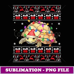 Turtle Ugly Christmas Sweater Xmas Lights Family Matching - Trendy Sublimation Digital Download