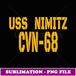uss nimitz cvn68 aircraft carrier veteran front&back -
