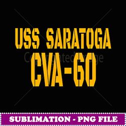 uss saratoga cva60 aircraft carrier veteran front&back - premium png sublimation file
