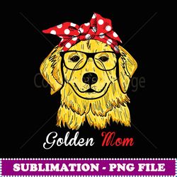 Funny Golden Reriever mom for Dog Lovers - PNG Transparent Sublimation Design
