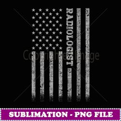 radiologist american flag - decorative sublimation png file