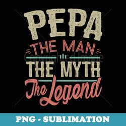 mens pepa t from grandchildren pepa the myth the legend - instant png sublimation download