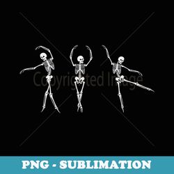 Dancing Skeletons Dance Challenge Halloween Scary Skeleton - Signature Sublimation PNG File