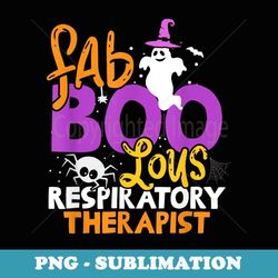 Faboolous Respiratory Therapist Ghost Halloween Costume - Professional Sublimation Digital Download
