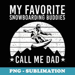 Funny Snowboarding Art Dad Men Father Snowboard Snowboarder - Signature Sublimation PNG File