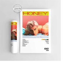 Honey-Robyn Music Album Poster / High Quality Music Cover Print / A4 / A3 / A2 / A1