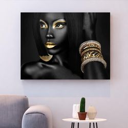 african woman canvas african girl paint african women art african woman decor canvas wall art canvas painting african wo