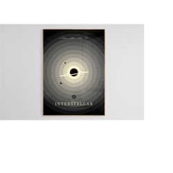 Interstellar, Interstellar Poster, Interstellar Movie Art, Interstellar Decor, Interstellar Print, Digital Print, Downlo