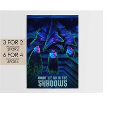 what we do in the shadows poster - tv movie poster art film print gift wwdits004