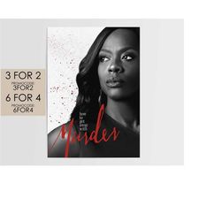 How to Get Away with Murder Poster - TV Movie Poster Art Film Print Gift HTGAWM002