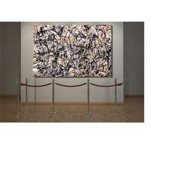 Jackson Pollock Canvas Modern Abstract Printing, Pollock Splatter Print Home Wall Decor, Jackson Pollock Art, Home Bedro