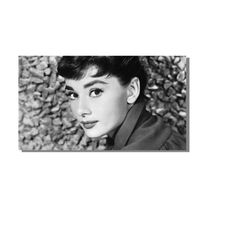Audrey Hepburn Canvas Poster, Audrey Hepburn Canvas, Audrey Hepburn Wall Art, Audrey Hepburn Painting, Audrey Hepburn Pr