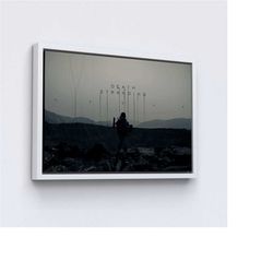 Death Stranding Game Print Canvas Poster, Death Strading Room Decor, gift For kids, Ready To Hang
