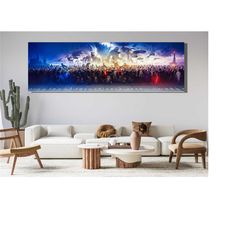 150 Movie Blockbuster Characters Panorama Wall Art/Canvas/Poster/Print Movie ,Eye Catcher Panorama Movie Extra Large Wal