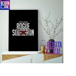Star Wars Rogue Squadron Decorations Poster Canvas