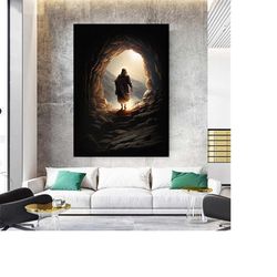 cave of christianity canvas wall art, cave of jesus canvas wall art, cave of birth canvas wall art, religious belief can