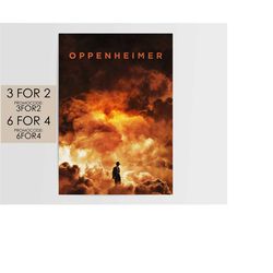 Oppenheimer 2023 Poster - Movie Poster Art Film Print Gift Op002