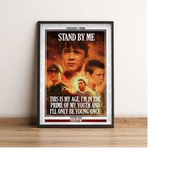 Stand by Me | Cult Film Poster | Vintage Retro Art Print | Classic Movie Posters | Home Decor | Wall Art Picture