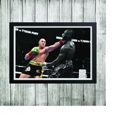 posters & prints tyson fury boxing wall art home dcor sports gift bedroom mancave bar christmas