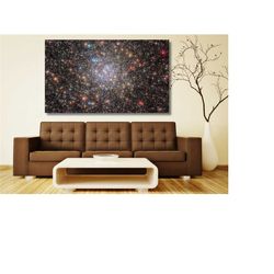 galaxy print,hubble light space canvas wall art, starsinthesky, blue gas nebula, outer space art, astronomy gifts, outer