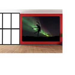 Ballerina Canvas Wall Art, Ballerina Wall Decor, Dance Wall Art, Gift, Living Room Wall Art, Wall Hanging, Modern Home D