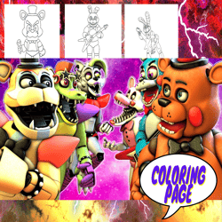 Five Nights at Freddy's Official Coloring Book