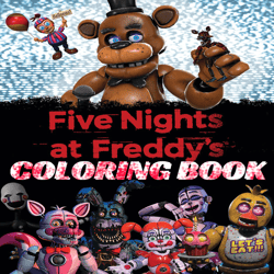 Five Nights at Freddy's Glow in the Dark Coloring Book