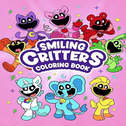 Smiling Critters Coloring Book: 60 Coloring Pages, A Fantastic Gift for for Children Kids Boys Girls Ages 2-4 4-8 6-12 8