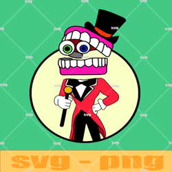 Caine svg,The amazing digital circus, Stickers Vector,SVG,png,Editable.