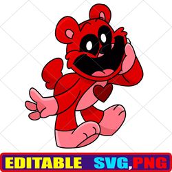 Editable Sticker Bobby Bearhug SVG Sticker from Bobby Bearhug Coloring Pages Sticker Bobby Bearhug Vector.