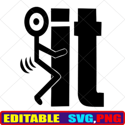 F It Digital Download SVG, PNG,