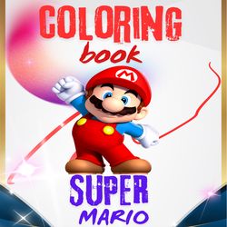coloring page super mario bros