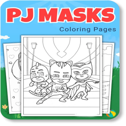pj mask Coloring Pages ( PDF Printables)