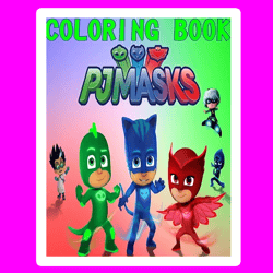 coloring book pj masks coloring pages
